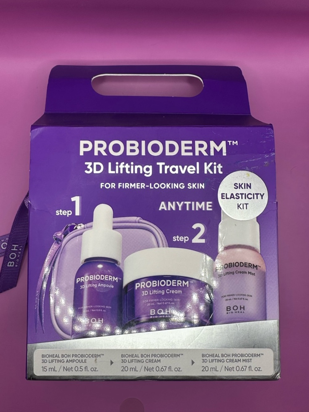 Probioderm 3D Lifting Travel Kit – Skin Elasticity Set
